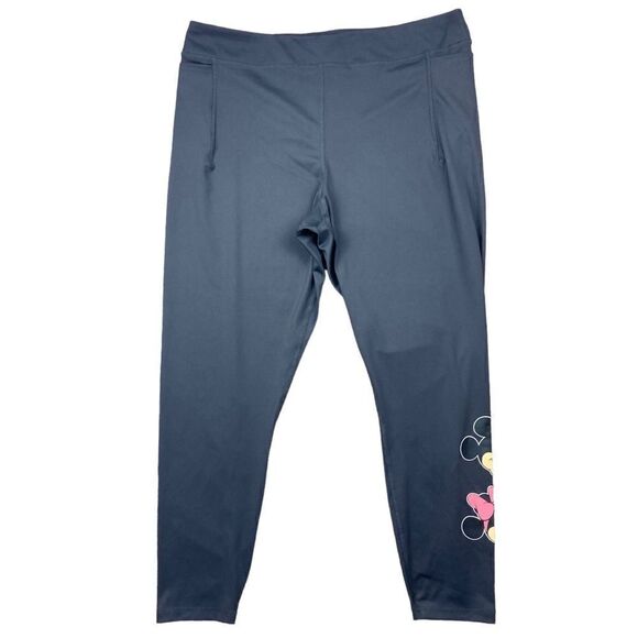 Disney Mickey and Minnie charcoal grey leggings - Picture 1 of 6